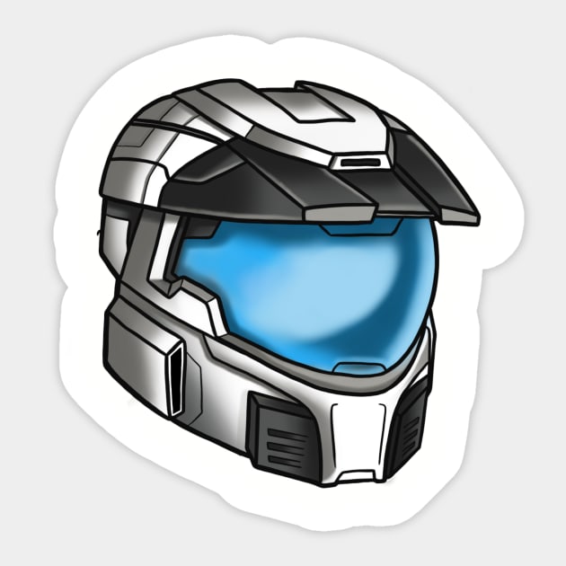 MarkV Helmet Sticker by Art by Crystal Fiss 